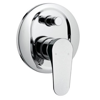 Diverter Contemporary Built-In Bath Shower Diverter In Brass, Rough-In Valve Included Remer L09US